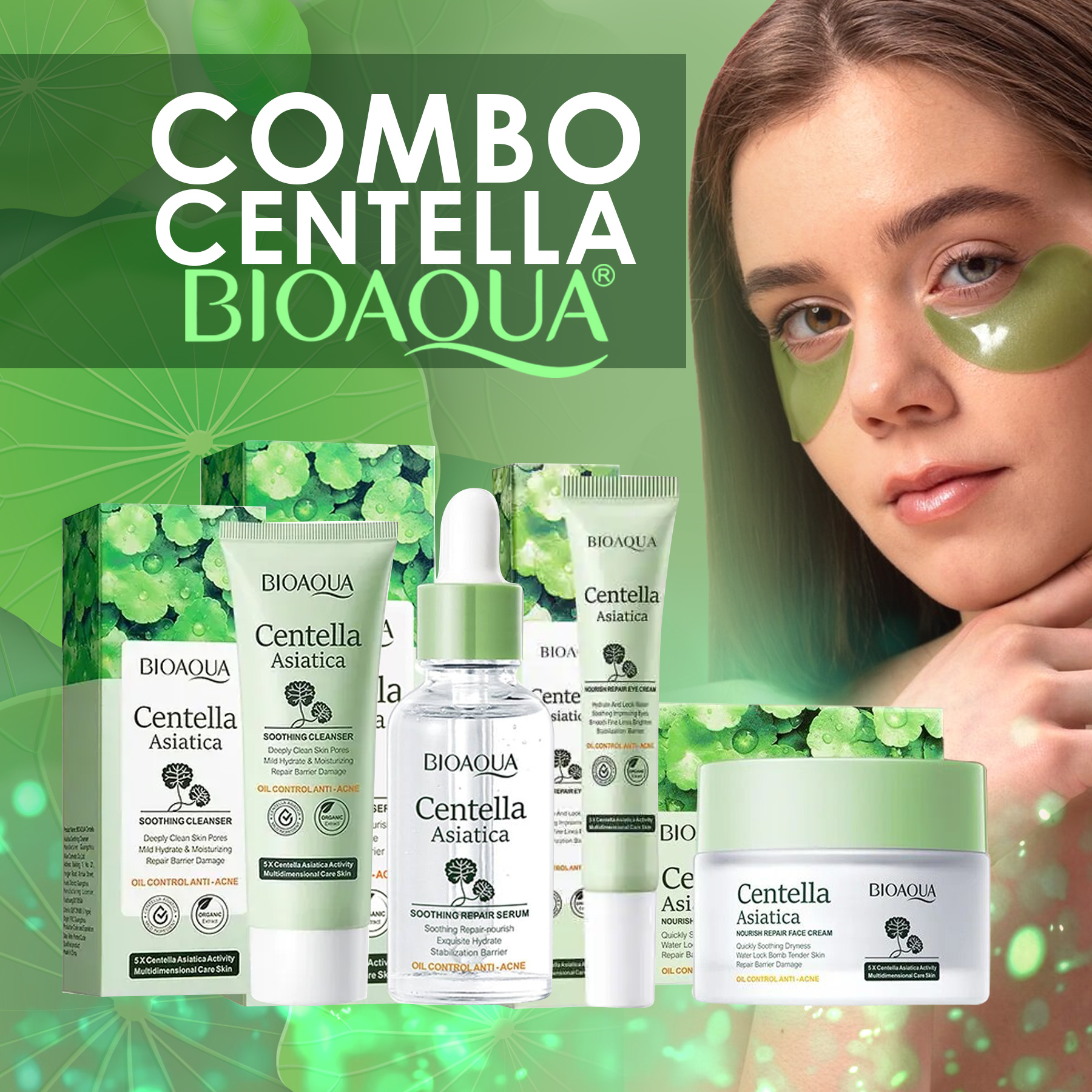 COMBO CENTELLA ASIATICA X5 + CAJA DE SE